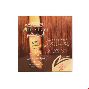 رنگ موی قهوه ای روشن ابریشم